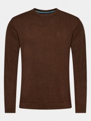 INDICODE Sweter Wildman 35-697 Brązowy Regular Fit. Brązowe swetry rozpinane INDICODE, m, bez wzorów, z bawełny, bez kołnierzyka, bez ramiączek. Za 69.99 zł.