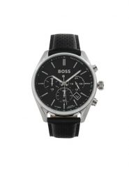 BOSS Zegarek Champion 1513816 Czarny. Czarne, analogowe zegarki Boss. Za 1,479.00 zł.