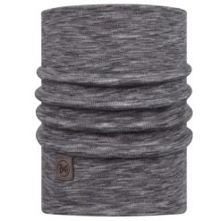 Komin wielofunkcyjny z wełny merynosów Buff Merino Heavyweight. Szare szaliki Buff, bez wzorów, z wełny. Za 169.90 zł.