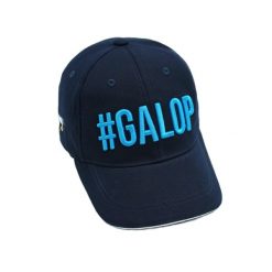 Czapka jeździecka z daszkiem GALOP WEAR #Galop z flagą Polski. Niebieskie czapki z daszkiem GALOP WEAR, bez wzorów, z bawełny. Za 113.05 zł.