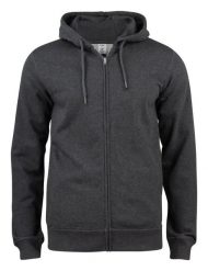 Clique Premium OC Hoody Full Zip – Bluza z kapturem z bawełny organicznej. Szare bluzy z kapturem CLIQUE, xl, bez wzorów, z bawełny, z kapturem. Za 290.94 zł.