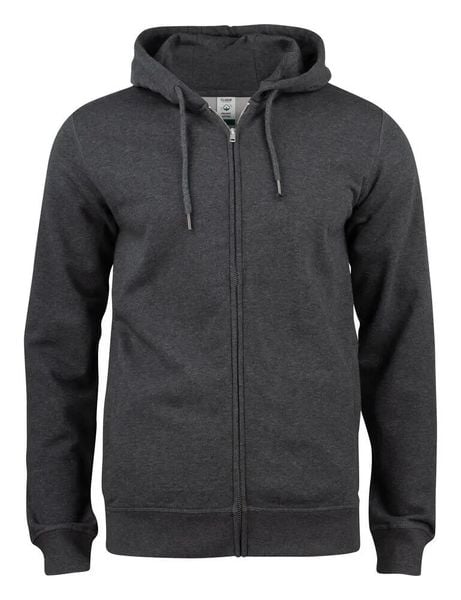 Clique Premium OC Hoody Full Zip – Bluza z kapturem z bawełny organicznej. Szare bluzy z kapturem CLIQUE, xl, bez wzorów, z bawełny, z kapturem. Za 290.94 zł.