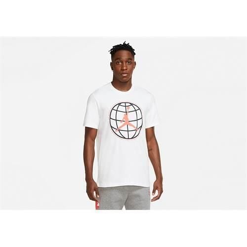 Koszulka sportowa męska Nike Air Jordan Winter Utility Mountainside. Białe t-shirty sportowe Nike, bez wzorów, bez ramiączek, na fitness i siłownię. Za 149.00 zł.