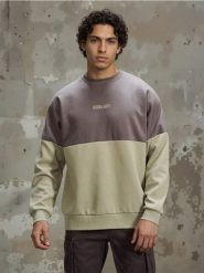 Bawełniana bluza crewneck z napisem - zielony. Zielone bluzy bez kaptura Sinsay, l, bez wzorów, z bawełny, bez kaptura. W wyprzedaży za 17.99 zł.