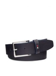 Tommy Hilfiger Pasek Męski Oliver 3.5 Ext AM0AM11461 Granatowy. Niebieskie paski Tommy Hilfiger, bez wzorów, ze skóry. Za 209.99 zł.