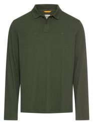 Camel Active Koszulka polo w kolorze ciemnozielonym rozmiar: M. Zielone koszulki polo Camel Active, m, bez wzorów, z bawełny, bez kołnierzyka, bez ramiączek. Za 161.34 zł.