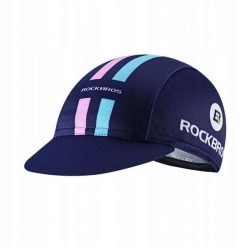 Czapka kolarska z daszkiem pod kask Rockbros MZ10010 - fioletowa. Niebieskie czapki z daszkiem ROCKBROS, bez wzorów, z materiału. Za 32.66 zł.