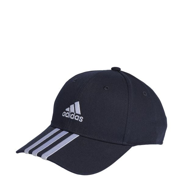 Czapka 3-Stripes Cotton Twill Baseball. Białe czapki zimowe Adidas, bez wzorów. Za 49.00 zł.