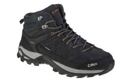 Buty trekkingowe męskie CMP Rigel Mid. Czarne buty turystyczne CMP, bez wzorów, z materiału, bez zapięcia, trekkingowe. Za 453.75 zł.