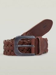 G-Star Skórzany pasek w kolorze jasnobrązowym rozmiar: 90. Brązowe paski G-Star, bez wzorów, z materiału, retro. Za 213.18 zł.