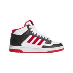 Buty halowe adidas Rapid Court Mid. Czarne buty do koszykówki Adidas, za kostkę, bez zapięcia, do koszykówki. Za 274.05 zł.