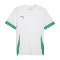 Koszulka męska PUMA T-shirt Bluzka Sportowa Treningowa DryCELL. Zielone t-shirty sportowe Puma, bez wzorów, z jersey, bez ramiączek, do piłki nożnej. Za 80.99 zł.
