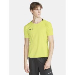 Koszulka treningowa męska Craft 1912753509000. Żółte bluzy Craft, l, bez wzorów, z poliesteru, bez kaptura. Za 189.00 zł.