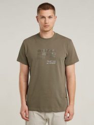 G-Star Koszulka w kolorze khaki rozmiar: L. Brązowe bezrękawniki G-Star, l, bez wzorów, z bawełny, bez kołnierzyka, bez ramiączek. Za 105.38 zł.