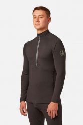 Bluza termoaktywna męska Surfanic Bodyfit Zip Neck. Czarne bluzy bez kaptura SURFANIC, na jesień, m, bez wzorów, z materiału, bez kaptura. Za 139.99 zł.