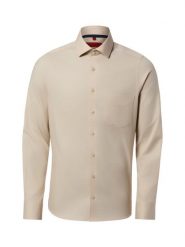 Finshley & Harding koszula biznesowa Mężczyźni Slim Fit Bawełna beżowy, 41. Brązowe koszule Finshley & Harding, m, bez wzorów, z bawełny, bez kołnierzyka, bez ramiączek. Za 99.95 zł.
