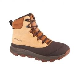 Buty trekkingowe męskie Columbia Expeditionist Shield. Brązowe buty turystyczne Columbia, bez wzorów, z materiału, za kostkę, bez zapięcia, trekkingowe. Za 509.99 zł.