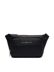 Tommy Hilfiger Nerka Th Central Bumbag AM0AM14755 Czarny. Czarne saszetki i nerki Tommy Hilfiger, bez wzorów, ze skóry. Za 369.99 zł.