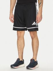 Adidas Szorty sportowe Squadra 25 JN5469 Czarny Regular Fit. Czarne krótkie spodenki sportowe Adidas, m, bez wzorów, z syntetyku. Za 99.99 zł.