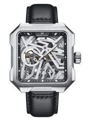 Heritor Zegarek automatyczny "Campbell" w kolorze srebrno-czarnym rozmiar: onesize. Czarne, analogowe zegarki Heritor, ze stali. Za 587.99 zł.