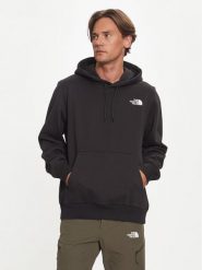 The North Face Bluza Simple Dome NF0A89FC Czarny Regular Fit. Czarne bluzy The North Face, m, bez wzorów, z syntetyku, bez kaptura. Za 229.99 zł.