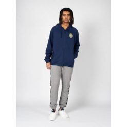 Bluza trekking męska Trassmen. Niebieskie bluzy Fila, m, bez wzorów, z bawełny, z kapturem. Za 313.00 zł.