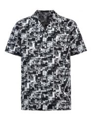 Herrlicher Koszula "Resor" w kolorze czarno-białym rozmiar: 3XL. Czarne koszule Herrlicher, xl, bez wzorów, z bawełny, bez kołnierzyka, bez ramiączek. Za 129.95 zł.