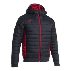 Kurtka z kapturem Joma Urban V. Czarne kurtki Joma, bez wzorów, z puchu, z kapturem. Za 295.35 zł.