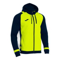 Bluza z kapturem Joma Lider. Niebieskie bluzy z kapturem Joma, m, bez wzorów, z poliesteru, z kapturem. Za 259.00 zł.