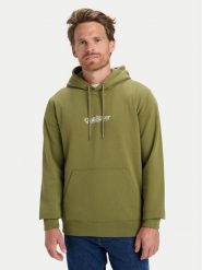 Quiksilver Bluza EQYFT05136 Khaki Regular Fit. Brązowe bluzy Quiksilver, l, bez wzorów, z bawełny, bez kaptura. Za 229.99 zł.