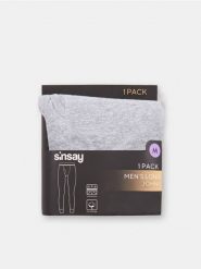 Kalesony STAY WARM - szary. Szare kalesony Sinsay, l, bez wzorów, z bawełny. Za 29.99 zł.