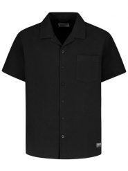 Sublevel Koszula - Regular fit - w kolorze czarnym rozmiar: M. Czarne koszule Sublevel, m, bez wzorów, z bawełny, bez kołnierzyka, bez ramiączek. Za 88.02 zł.