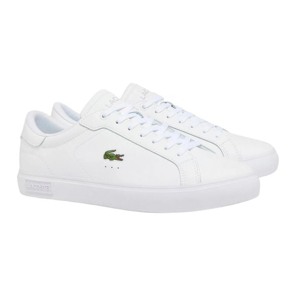 Tenisówki Lacoste Model Powercourt Kolor Biały. Białe trampki LACOSTE, m, bez wzorów, bez zapięcia. Za 352.50 zł.