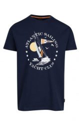 Trespass Cedarf-męska koszula z nadrukiem w stylu casual, granatowa. Niebieskie koszule 2117 OF SWEDEN, m, bez wzorów, bez kołnierzyka, bez ramiączek. Za 172.99 zł.