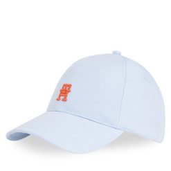 Czapka z daszkiem Tommy Hilfiger. Niebieskie czapki z daszkiem Tommy Hilfiger, bez wzorów. Za 139.99 zł.