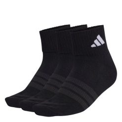 Skarpety Cushioned Sportswear Ankle Socks, 3 Pary. Czarne skarpety Adidas, bez wzorów. Za 54.95 zł.