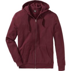 Bluza rozpinana z kapturem Regular Fit bonprix czerwony klonowy. Bluzy marki bonprix. Za 49.99 zł.