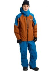 Burton Kurtka narciarska "[ak] Cyclic GORE-TEX 2L" w kolorze niebiesko-jasnobrązowym rozmiar: M. Brązowe kurtki narciarskie i snowboardowe Burton, l, bez wzorów, z gore-texu, bez kaptura. Za 1,379.95 zł.