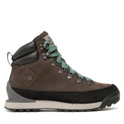Trekkingi The North Face. Brązowe buty trekkingowe The North Face, bez wzorów, bez zapięcia. Za 569.99 zł.