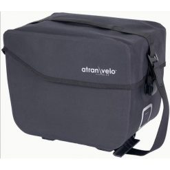 System - torba na bagażnik „Commuter Top WP”. Czarne torby na ramię ATRAN VELO, bez wzorów, na ramię, duże, bez dodatków. Za 448.75 zł.