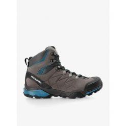 Buty trekkingowe męskie Scarpa ZG Trek GTX. Niebieskie buty trekkingowe Scarpa, bez wzorów, bez zapięcia. Za 805.29 zł.