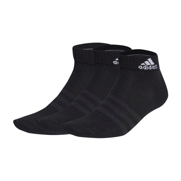 Skarpety stopki unisex Adidas 3 pary. Czarne skarpety Adidas, bez wzorów, z bawełny. Za 51.00 zł.