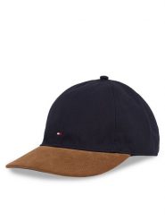 Tommy Hilfiger Czapka z daszkiem Th Flag Herringbone 6 Panel Cap AM0AM13385 Granatowy. Niebieskie czapki z daszkiem Tommy Hilfiger, bez wzorów, z bawełny. Za 209.99 zł.