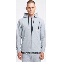 Bluza męska BLM200 - chłodny jasny szary melanż. Bluzy z kapturem marki 4F. W wyprzedaży za 79.99 zł.