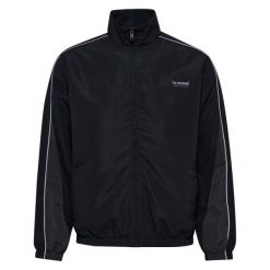 Kurtka z dresu Hummel. Czarne kurtki Hummel, xl, bez wzorów, z dresówki, bez kaptura. Za 336.00 zł.