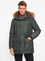 Bomboogie Kurtka puchowa CM 228P T GKG3 Zielony Regular Fit. Zielone kurtki Bomboogie, m, bez wzorów, z puchu, bez kaptura. Za 1,429.00 zł.