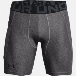 Spodenki kompresyjne Under Armour. Czarne odzież kompresyjna Under Armour, xl, bez wzorów, z elastanu, na fitness i siłownię. Za 178.10 zł.