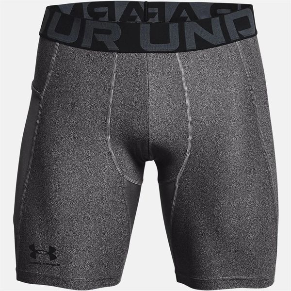 Spodenki kompresyjne Under Armour. Czarne odzież kompresyjna Under Armour, xl, bez wzorów, z elastanu, na fitness i siłownię. Za 177.75 zł.