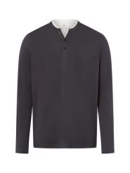 Nils Sundström Męska koszula z długim rękawem Mężczyźni Bawełna czarny jednolity, XL. Czarne koszule Nils Sundström, m, bez wzorów, z bawełny, bez kołnierzyka, bez ramiączek. Za 199.95 zł.