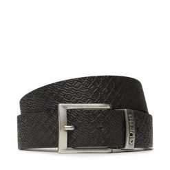 Pasek Męski Guess. Czarne paski Guess, z aplikacjami. Za 199.99 zł.